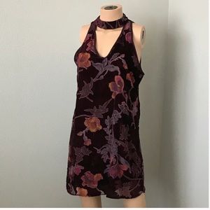 Velvet Choker Dress